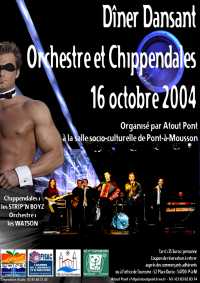 affiche bal chippendales 2004