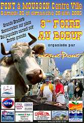 affiche foire au boeuf 2005